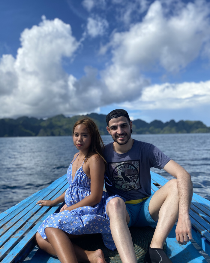 Francisco and wife in the Philippines